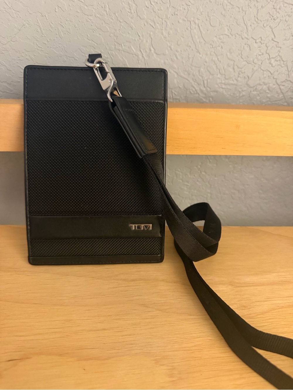 Tumi Black Lanyard w/ Detachable Strap - Picture 3 of 3